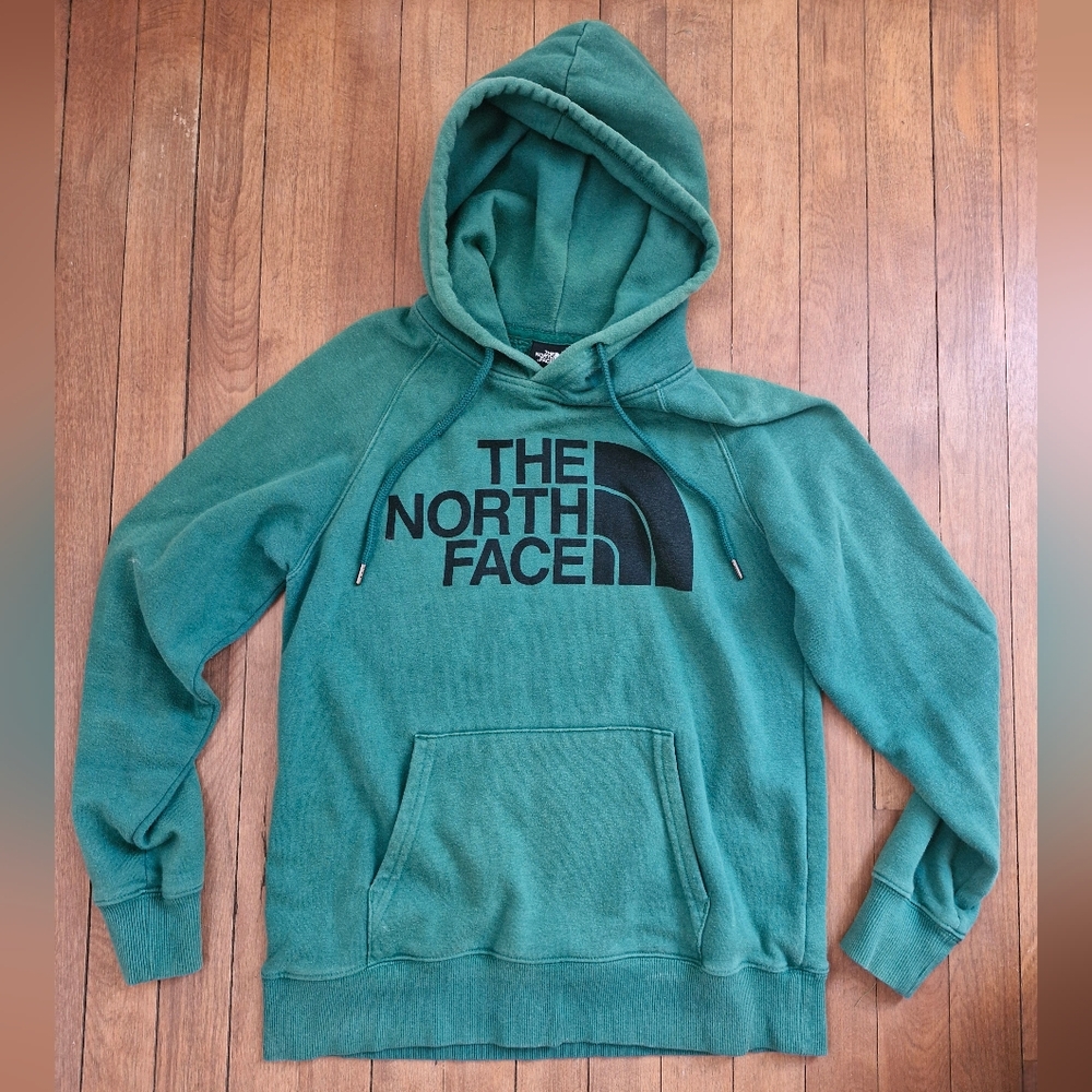 The North Face Green Logo Hoodie Sweater